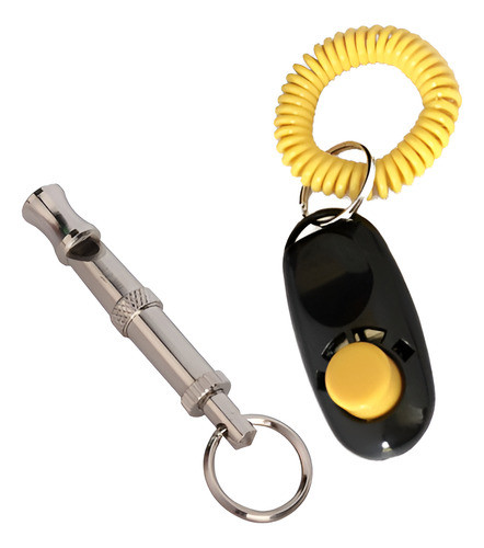 Apito Ultrassônico + Clicker Treinamento Adestramento Cão 0