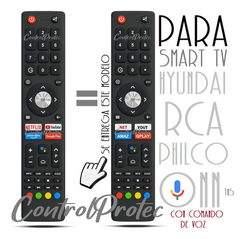 Control Remoto Smart Db58x7500 Para Noblex Con Comando Voz 1