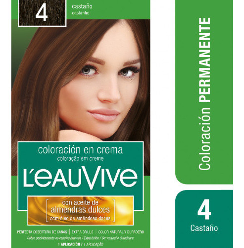 Pack Tintura Permanente En Kit L'eau Vive 4 1