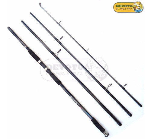 Caña Tech Fugitive 4 Tramos Lance De Costa Frontal 3.90 Mts 1