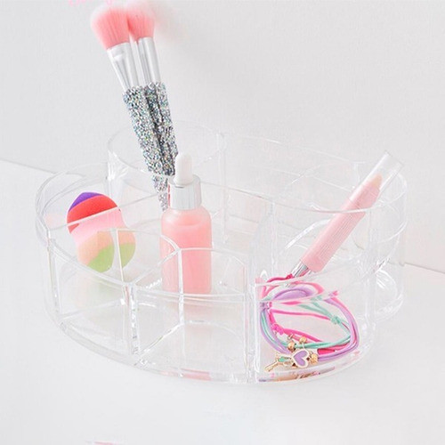 Organizador Cosméticos Maquillaje Accesorios Acrílico Brocha 1