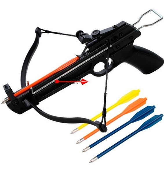 Balestra Besta Camel 50 Lbs + 12 Setas S65-y + 5 Setas Polim 1