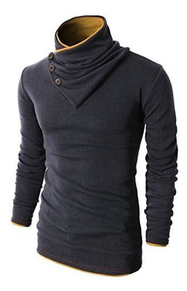 H2h Sueter Pullover A La Moda Cuello Entallado Con Linea Obl 0 H2h Sueter Pullover A La Moda Cuello Entallado Con Linea Obl 0