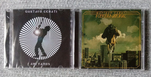 Lote 2 Cd Cerati - Ahi Vamos Y Fuerza Natural (nuevos) Sony 0