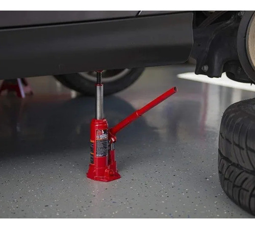 Gato Botella 2 Toneladas Tolsen Hidráulico Placa De Acero Sc 1