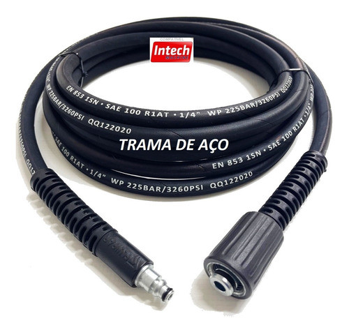 Mangueira Lavadora Intech Machine Hl1600 - 6metros Trama Aço 1