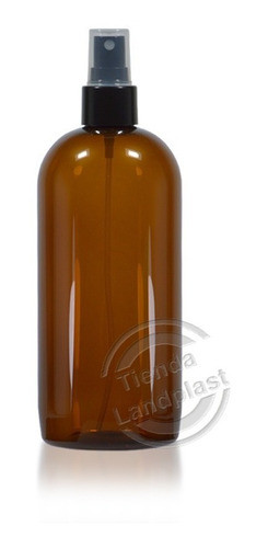Pack Envases Plásticos Pet Lyon 500cc Ambar C/ Valvula Spray 0