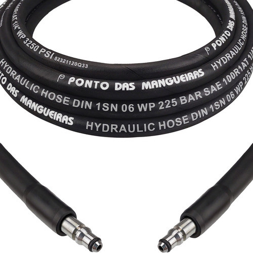 10 Mts Mangueira Trama Aço Lavadora Tramontina 2100w 2100psi 1