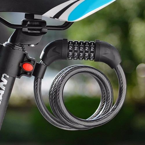 Candado Plegable Rockbros Combi Númerica 1,5m - Tecnoboxuy 1