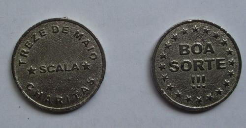 C9357 - Antiga Ficha Do Cassino Treze De Maio Scala Charitas 0