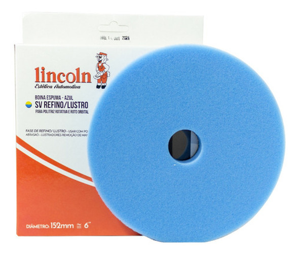 Boina De Espuma Azul Sv Refino Lustro 6 Lincoln Automotivo 0 Boina De Espuma Azul Sv Refino Lustro 6 Lincoln Automotivo 0