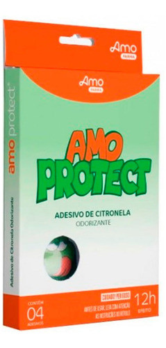 Adesivo Repelente De Citronela Amo Protect 8 Unid - Babydeas 1