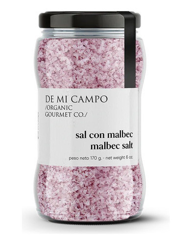 Sal Con Malbec Frasco 170g - De Mi Campo - Hye 0