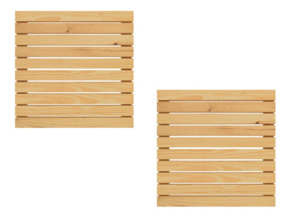 Kit 2 Decks Madeira Encaixe Modular Jardim Terraço 0 Kit 2 Decks Madeira Encaixe Modular Jardim Terraço 0