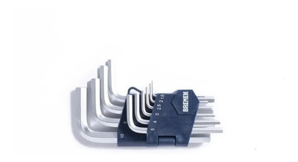 Juego Llaves Allen Bremen 10 Pz Milimetrica Cr-v Cod. 7342 0