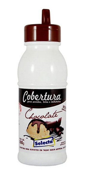 Salsa Cobertura Sabor Chocolate Selecta 300 Gr. 0 Salsa Cobertura Sabor Chocolate Selecta 300 Gr. 0