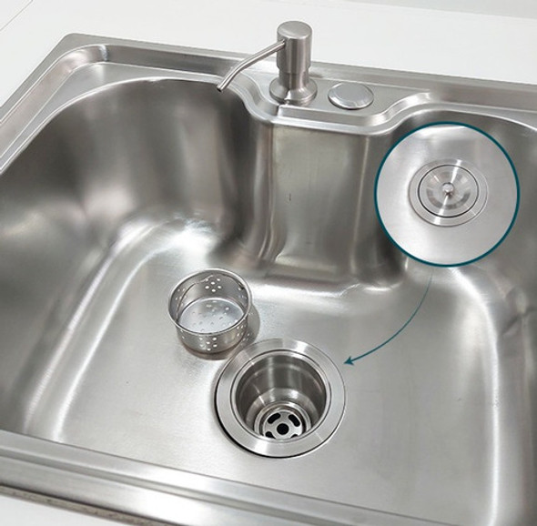 Dispenser Dosador Inox 350ml Valvula Pia 4 1/2 Para Cozinha 1 Dispenser Dosador Inox 350ml Valvula Pia 4 1/2 Para Cozinha 1