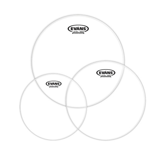 Parches Evans Tom Set Pack G1 Clear 10  12  16 0