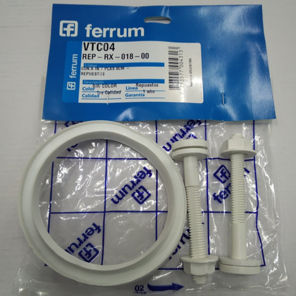 Junta Y Tornillos Para Cisterna Mochila Ferrum Baño Inodoro 1 Junta Y Tornillos Para Cisterna Mochila Ferrum Baño Inodoro 1