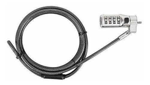 Targus Defcon 3-en-1 Bloqueo De Cable Combinado Reiniciable 0