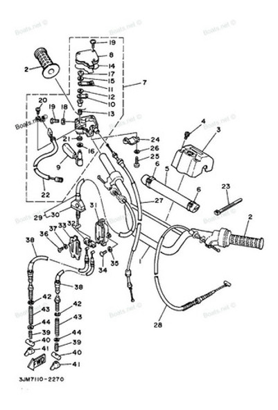 Cable Embrague Yamaha Blaster Original Grdmotos 1