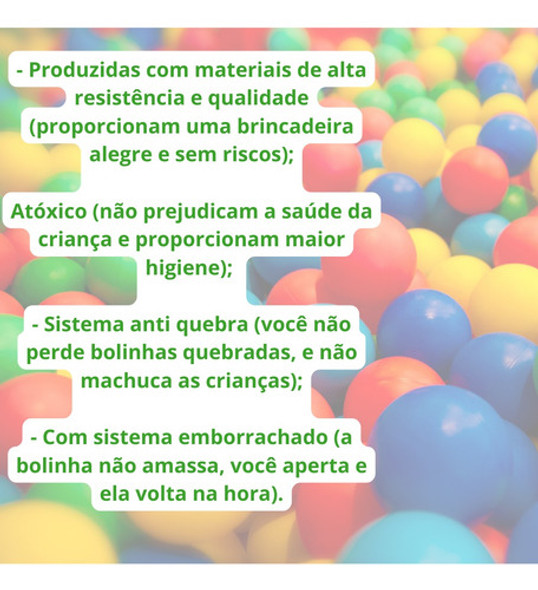 Pacote Com 500 Bolinhas Coloridas Para Piscina De Bolinhas 1