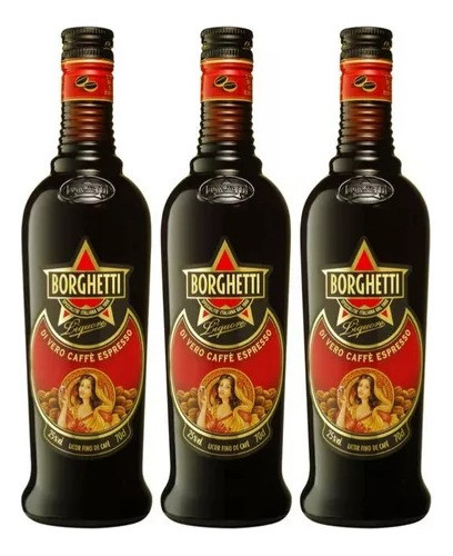 Licor De Caffé Borghetti Espresso 700ml 1