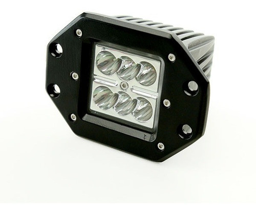 Faro Led Embutir Bumper Flood 24w Auto Moto 4x4 Utv Cuatri 1
