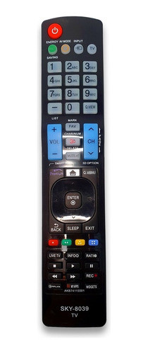 Controle Remoto Para Tvs Led Lcd Smart 42lm6200 47lm6200 0