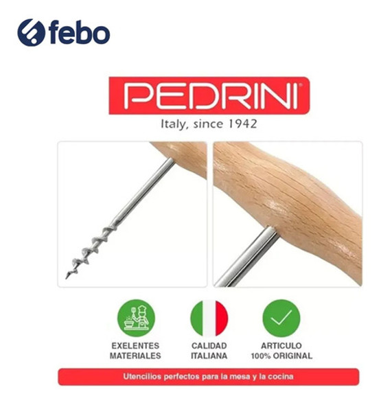 Sacacorcho Pedrini Premium Italiano 39001 Hogar Vino 1 Sacacorcho Pedrini Premium Italiano 39001 Hogar Vino 1