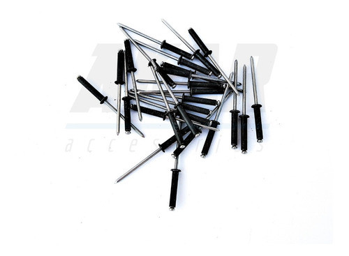 Remaches Rápidos Negros Pop 3000 Un. 3,5x14mm 0