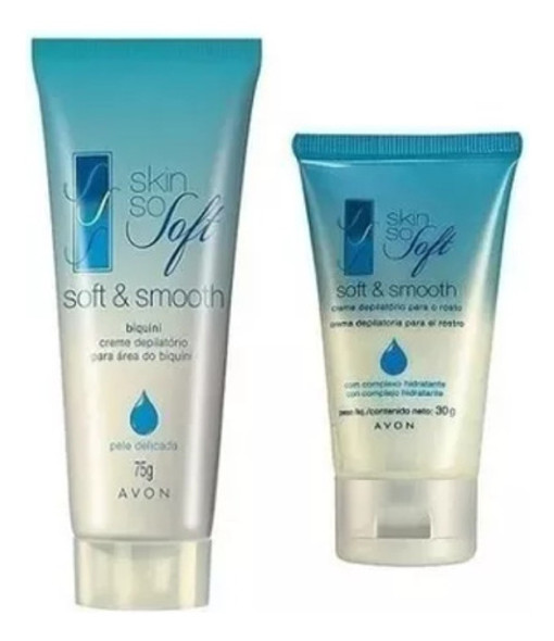 Creme Depilatório Biquíni + Rosto Skin So Soft Avon 0