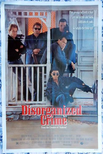 Disorganized Crime Poster De Cine Original 100x70cm Plegado 0