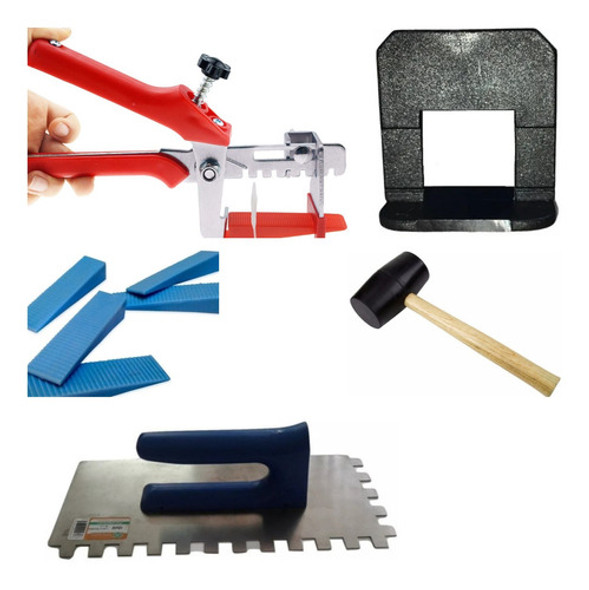 Pinza   - 600arcos 3mm  -300 Cuñas Maza Goma + Llana 0