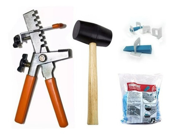 Pinza   - 600arcos 3mm  -300 Cuñas Maza Goma + Llana 1