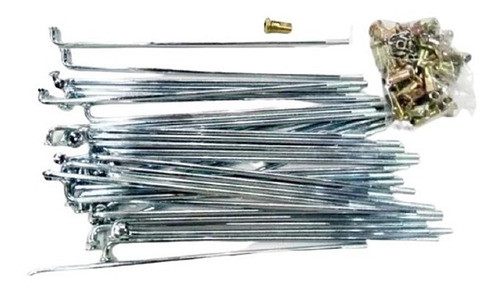 Rayos Para Rueda Trasera Ax 100 170 X 3,2mm + Niple X 36 Jm 0