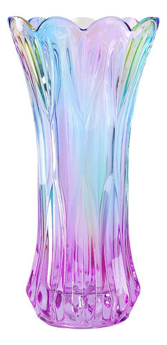 Whjy 12 Pulgadas Decorativo Cristal Cristal Colorido Jarrón 0