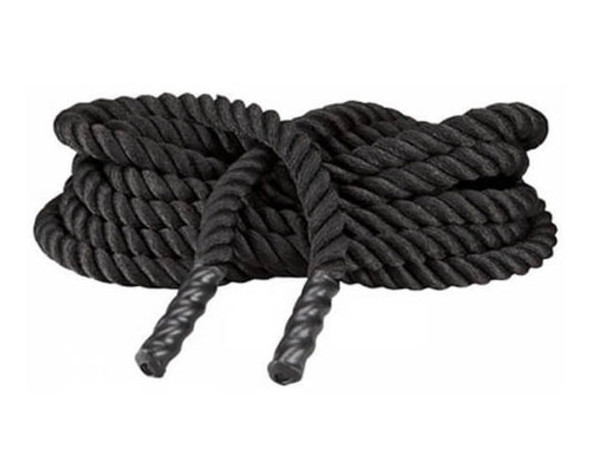 Corda Naval Polietileno Preta 32mm C/ Acabamento 15mts 0