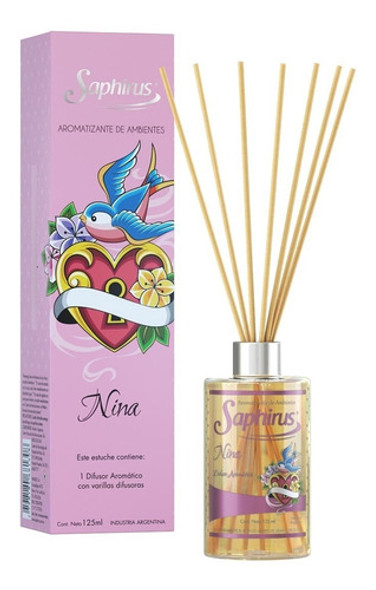 Difusor Saphirus Nina 125ml 0 Difusor Saphirus Nina 125ml 0
