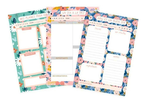 Block Notas Mis Planes Organizador Del Dia Planificador X50 1