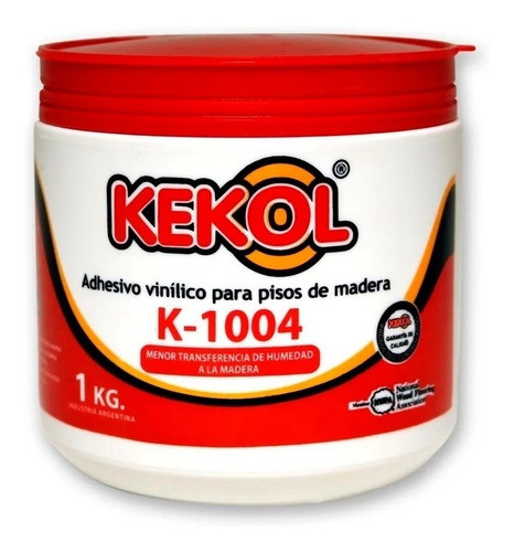 Pegamento Para Piso Parquet Kekol K-1004 Monocomponente 1 Kg 0