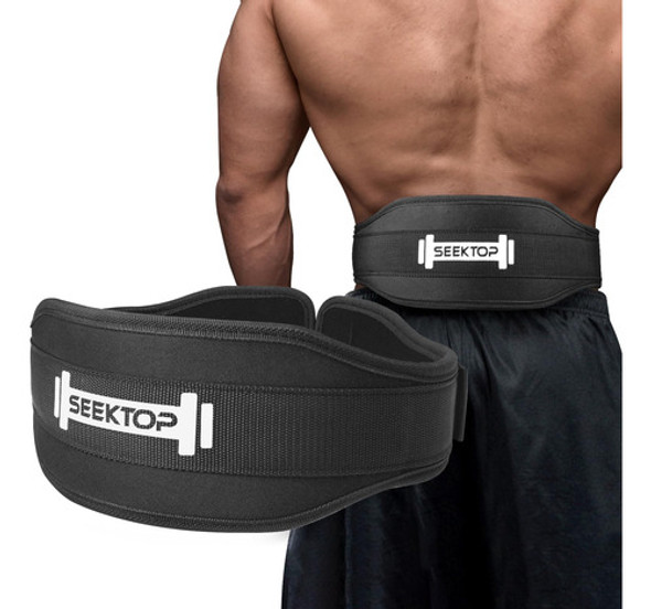 Cinturon Levantamiento De Pesas De Neopreno Negro - M 0