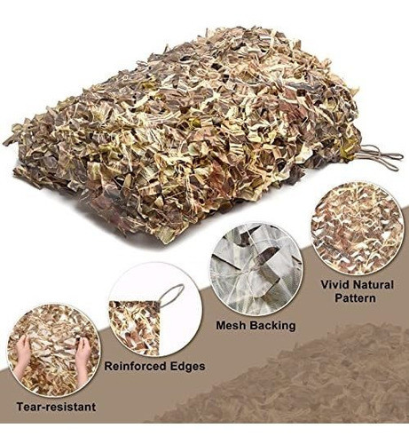 Red De Camuflaje Reforzada Para Decoracion Sombra 2x3m - H 1