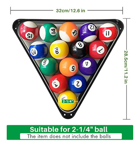 Teekerwan Bolas De Billar De Plástico Blanco Y 1