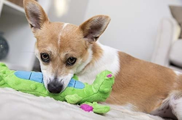 Godog Skinny Dragones Pequeño Juguete Verde Con Protector D 1