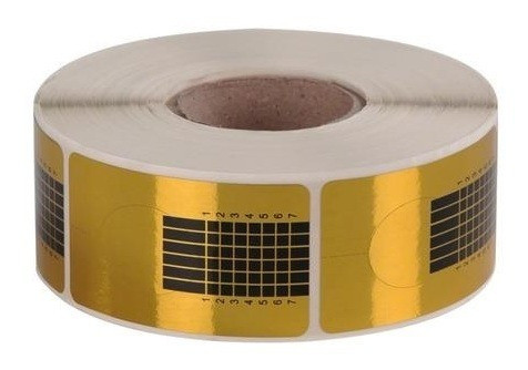 100 Moldes Adesivo Gel Uv Unhas Postiças Acrigel Porcelana 1