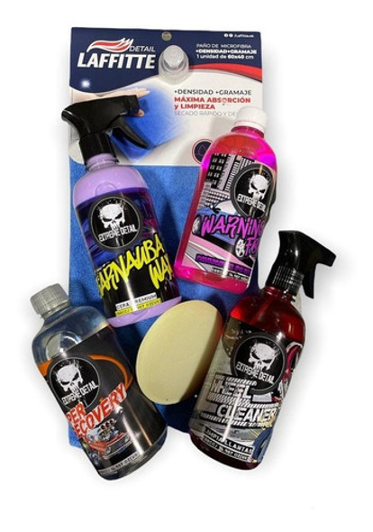 Kit Lavado Auto / Moto Premium Extreme Detail/ Laffitte 3 0