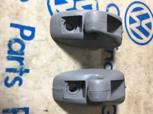 Par Grampo Suporte Quebra Sol Santana Quantum Gol Cinza 955 0