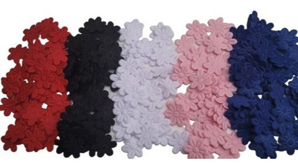 Aplique Flor Prensada Cores Neutras Kit Com 100 Unidades 1