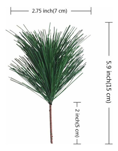 Agujas Artificiales De Pino Verde, Ramas Pequeas De Pino, Pa 1
